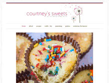 Tablet Screenshot of courtneyssweets.com